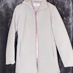 Calvin Klein Light Mint Quilted Jacket